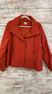 ORANGE ZIP UP JACKET $149