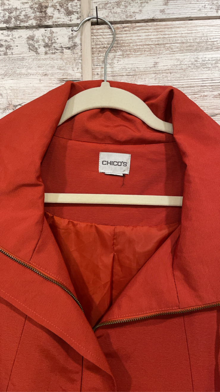 ORANGE ZIP UP JACKET $149