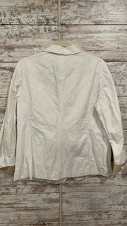WHITE BUTTON UP JACKET $149