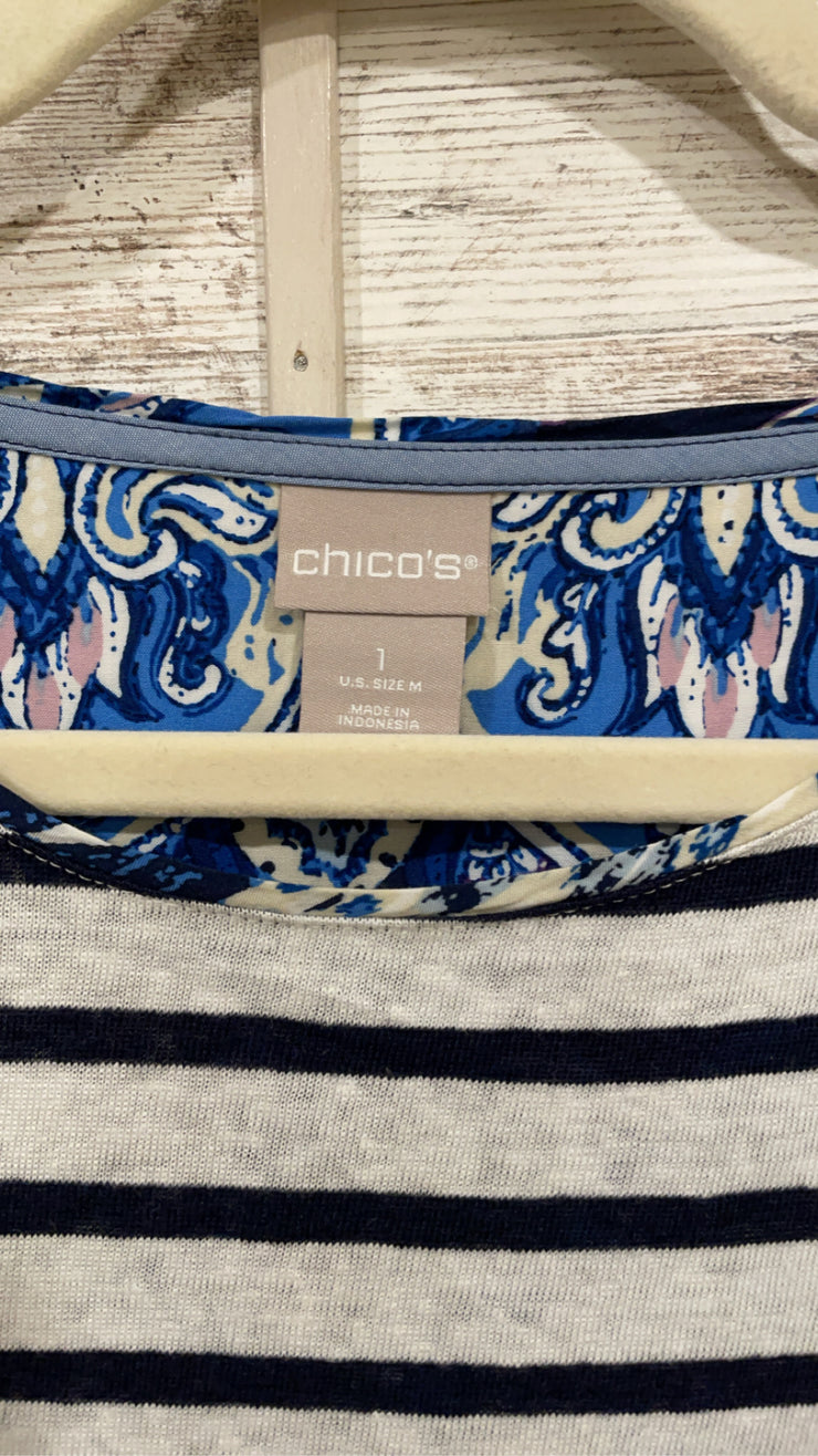 NAVY/WHITE STRIPED TOP $99