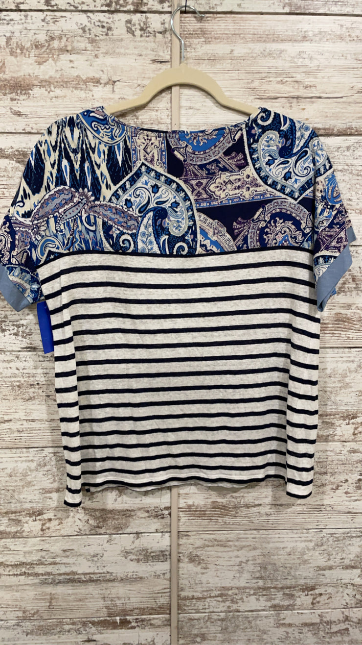 NAVY/WHITE STRIPED TOP $99
