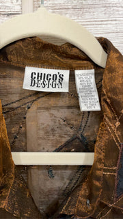 BRONZE SHEER SHIRT $109