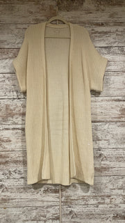 IVORY LONG SWEATER CARDIGA$129