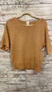 ORANGE SPARKLY SWEATER $109