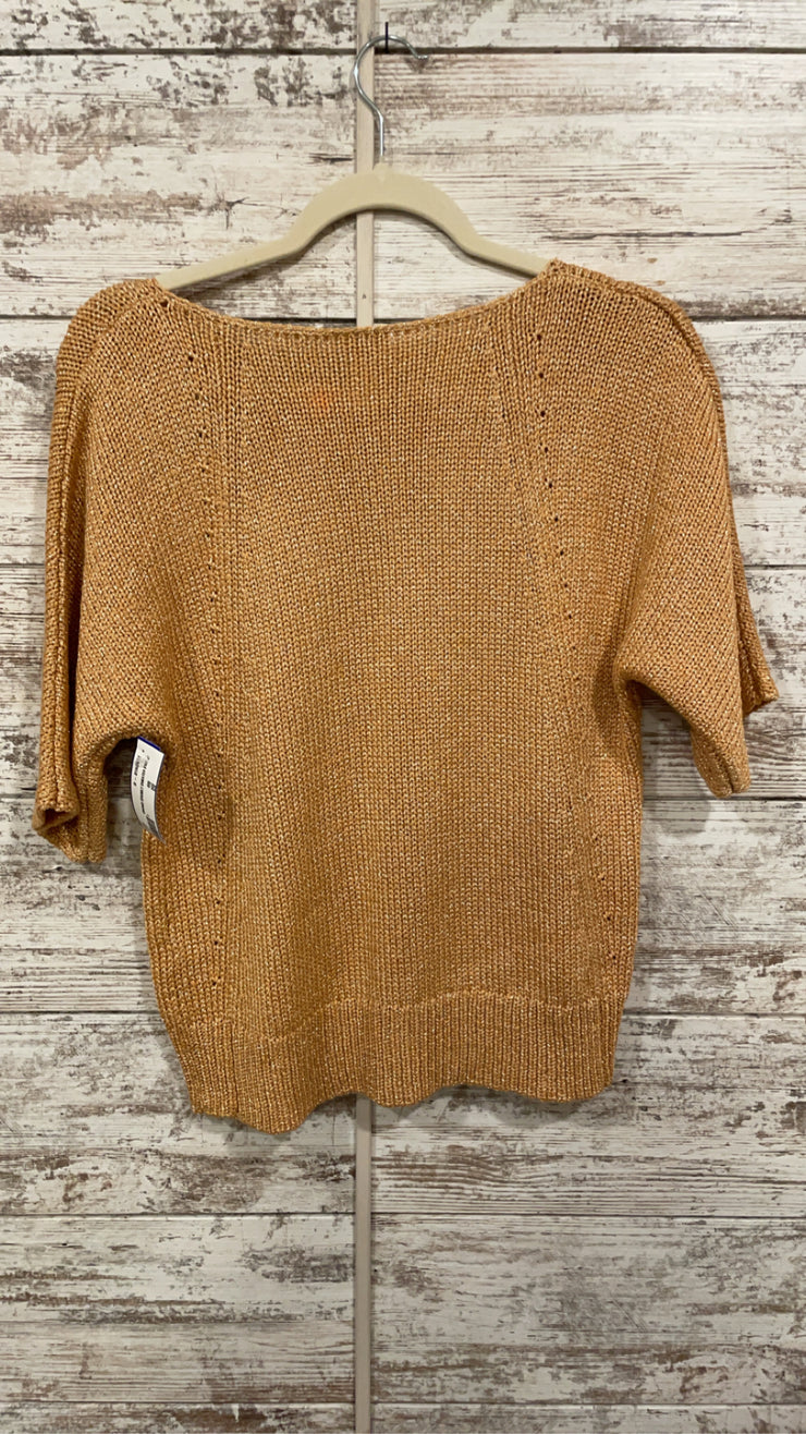 ORANGE SPARKLY SWEATER $109