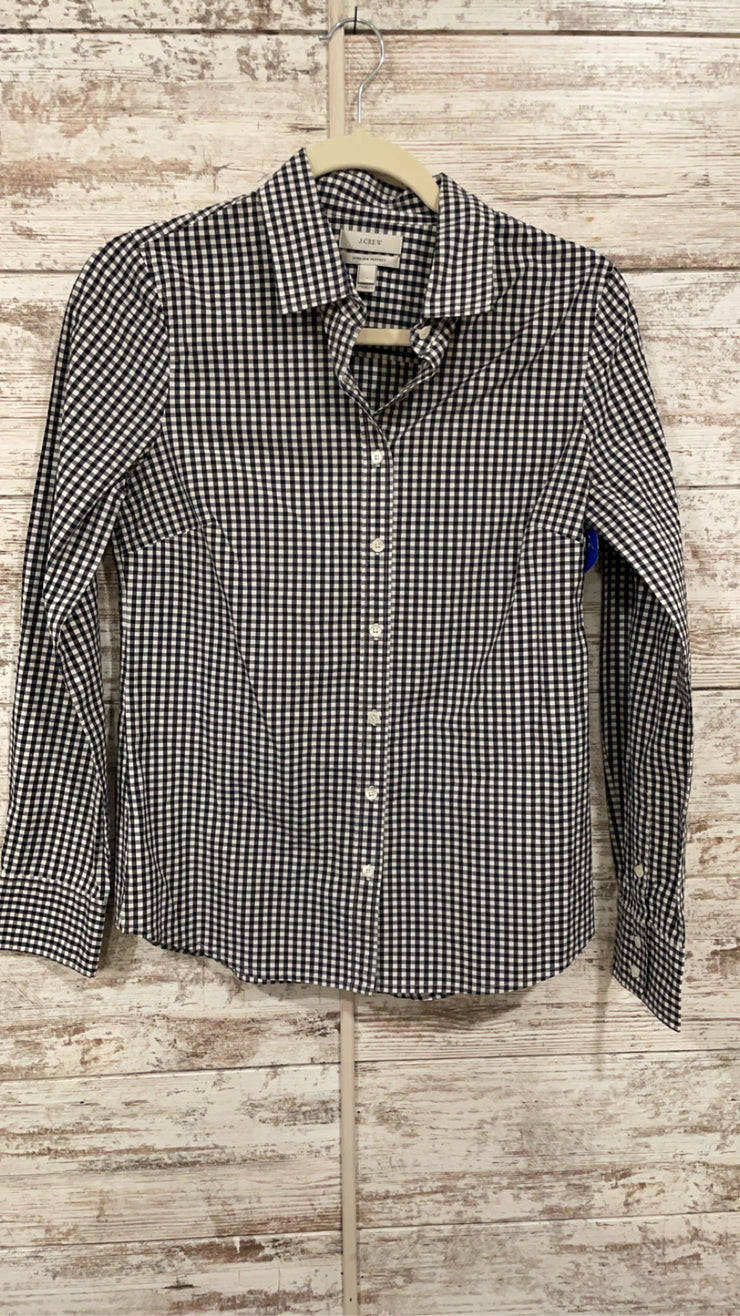 BLACK/WHITE CHECKED SHIRT $98