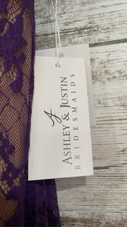 PURPLE/NUDE LONG DRESS (NEW)