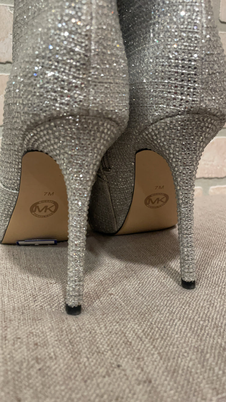 SILVER SPARKLY BOOTS (NEW)$398