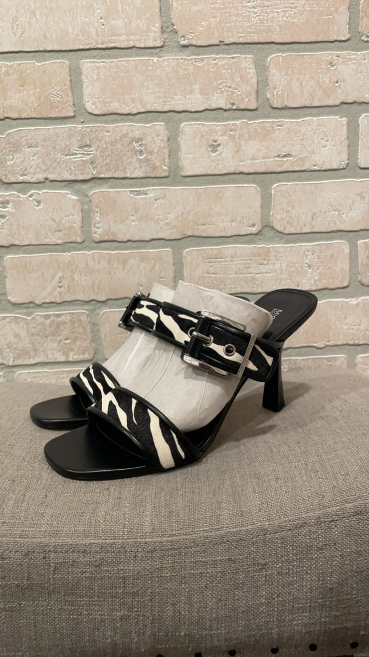 BLACK/WHITE HEELS (NEW) $188