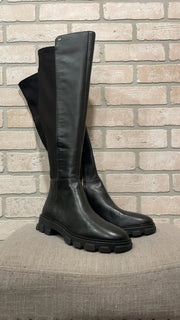 BLACK LEATHER BOOTS (NEW) $328