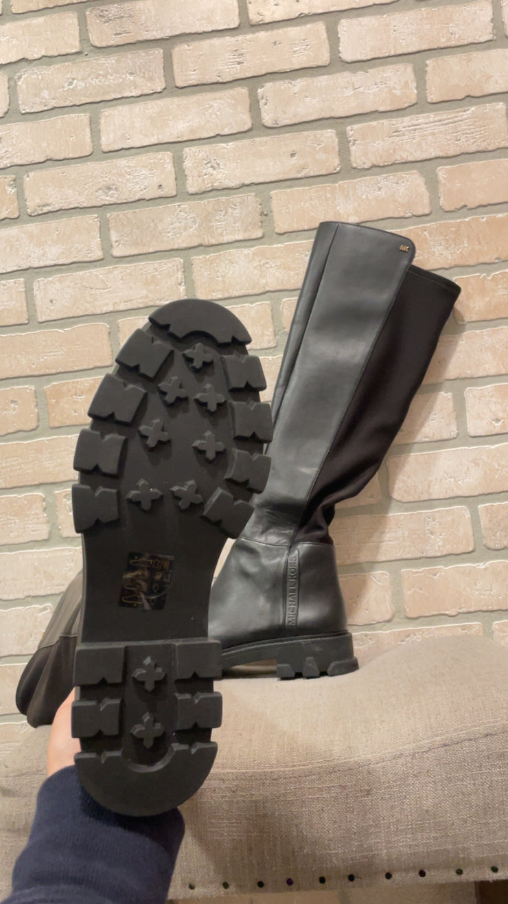 BLACK LEATHER BOOTS (NEW) $328