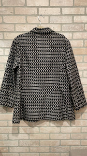 BLACK/WHITE COAT $169