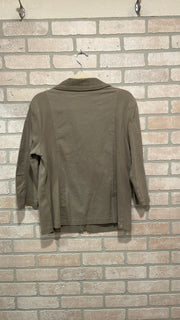 GREEN ZIP UP JACKET $129