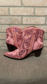 PINK SPARKLY BOOTS (NEW) $165