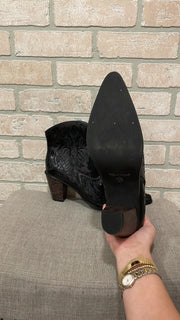 BLACK SPARKLY BOOTS (NEW) $165