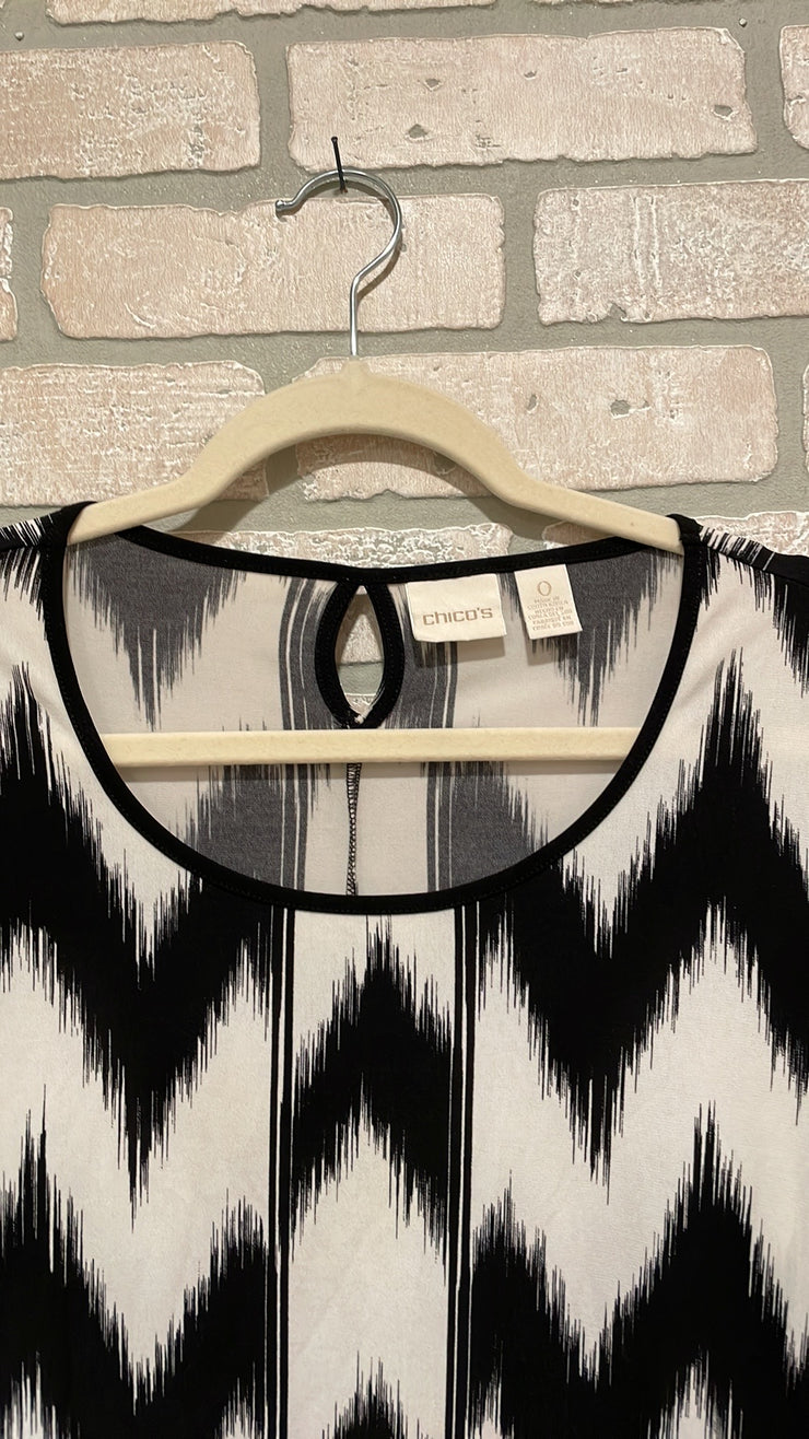 BLACK/WHITE TOP $79