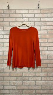 ORANGE LONG SLEEVE TOP $79
