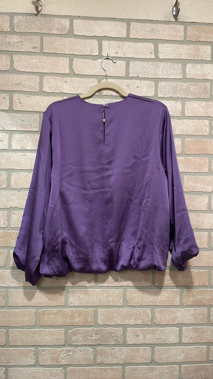 PURPLE LONG SLEEVE TOP $79