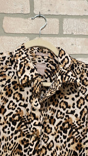 CHEETAH LONG SLEEVE SHIRT $89