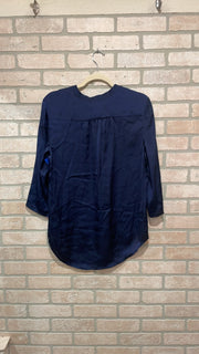 NAVY LONG SLEEVE TOP $89