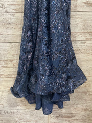 NAVY SPARKLY LONG DRESS (NEW)