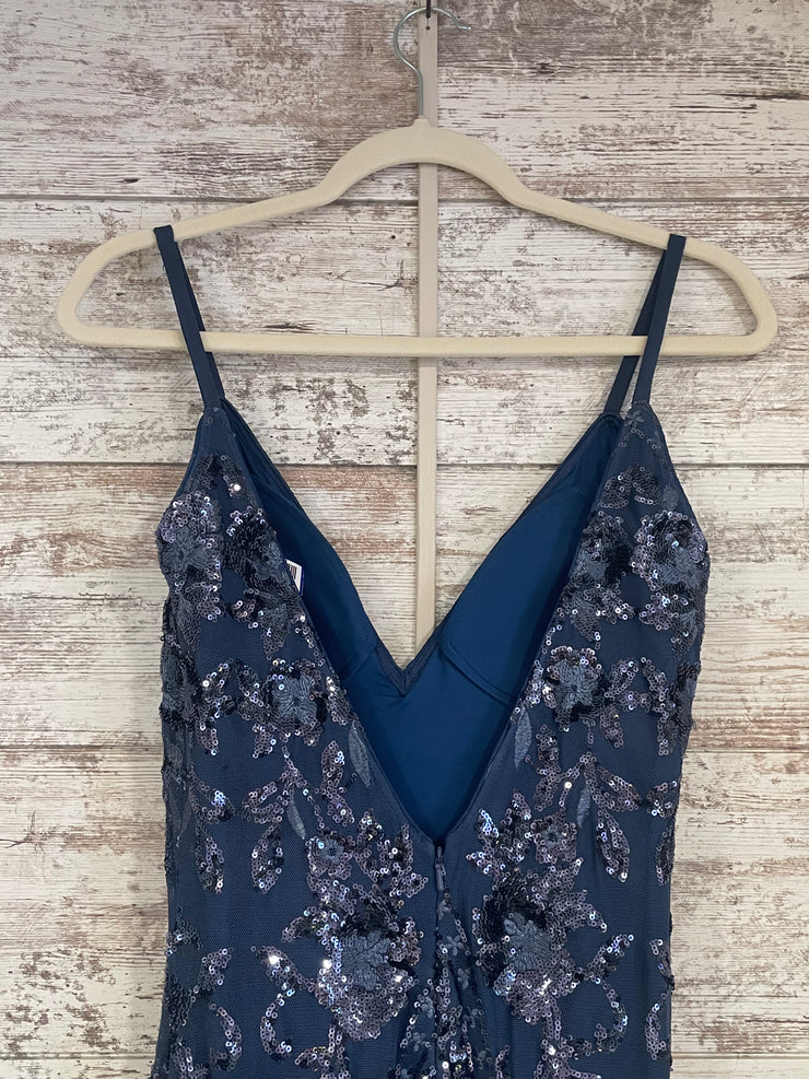 NAVY SPARKLY LONG DRESS (NEW)