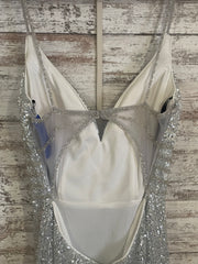 SILVER SPARKLY LONG DRESS