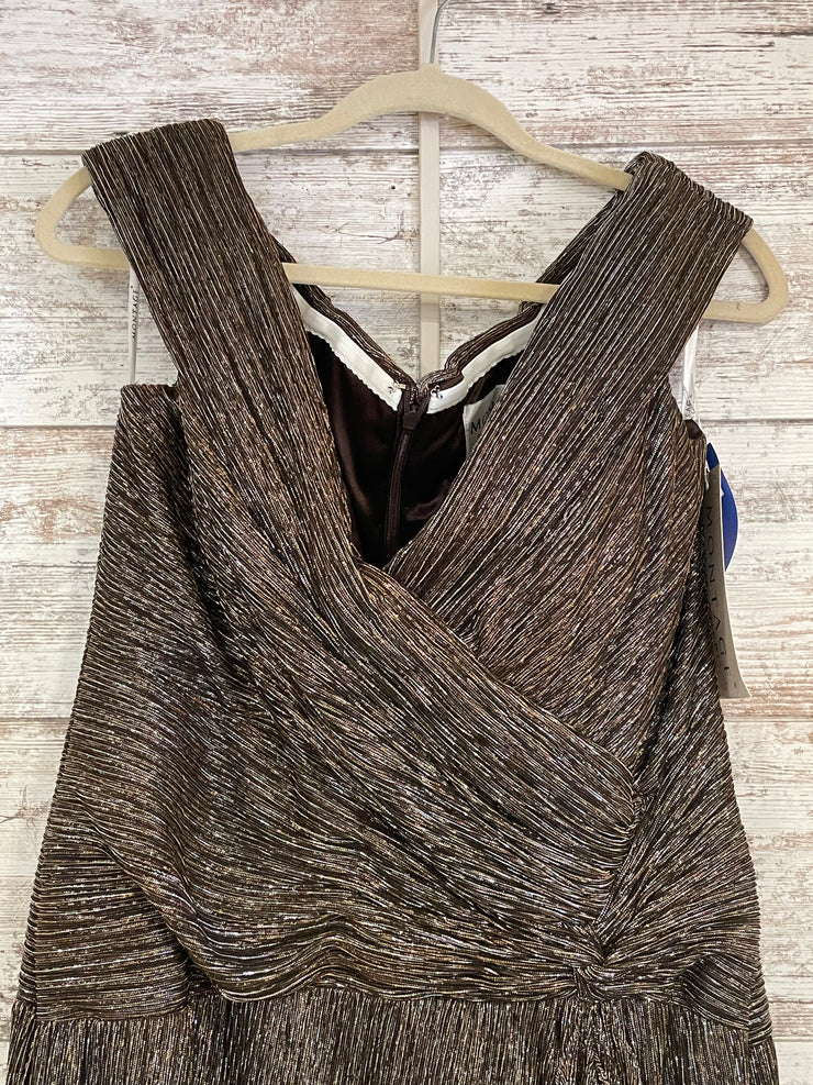 BRONZE/GOLD LONG DRESS-NEW$450