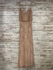 PINK/GOLD BEADED DRESS (NEW)