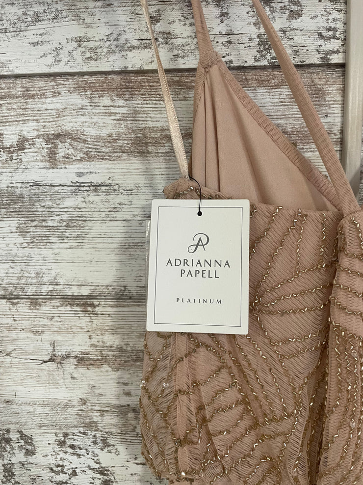 PINK/GOLD BEADED DRESS (NEW)