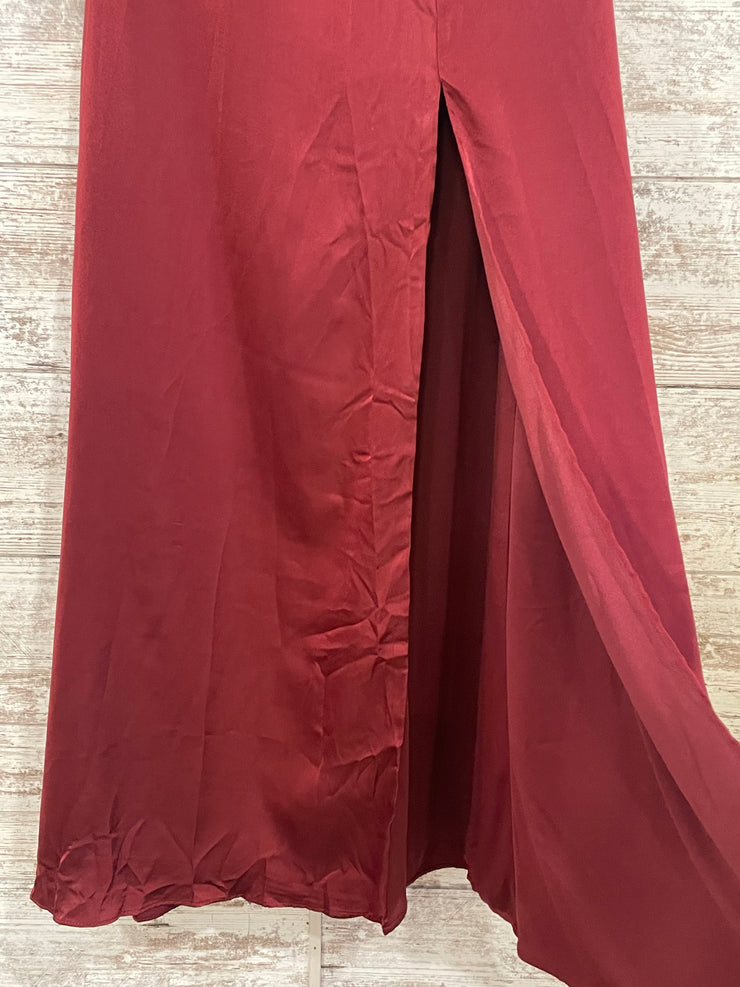 BURGUNDY LONG DRESS (NEW)