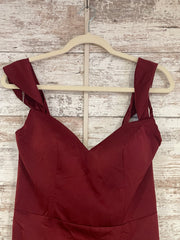 BURGUNDY LONG DRESS (NEW)