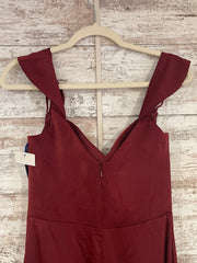 BURGUNDY LONG DRESS (NEW)