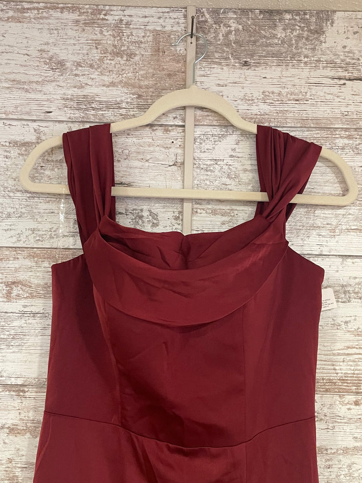 BURGUNDY LONG DRESS (NEW)