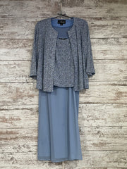 BLUE SPARKLY 2 PC. PANTS SET