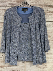 BLUE SPARKLY 2 PC. PANTS SET