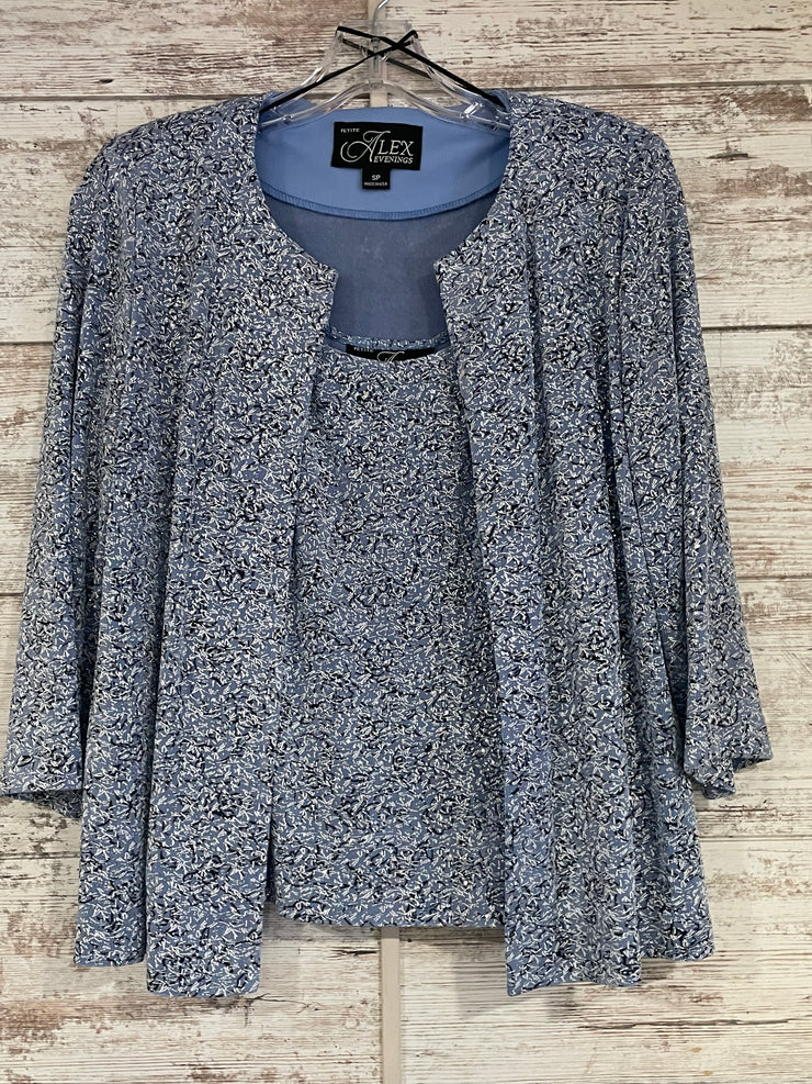 BLUE SPARKLY 2 PC. PANTS SET