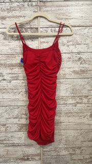 RED SPARKLY SHORT DRESS