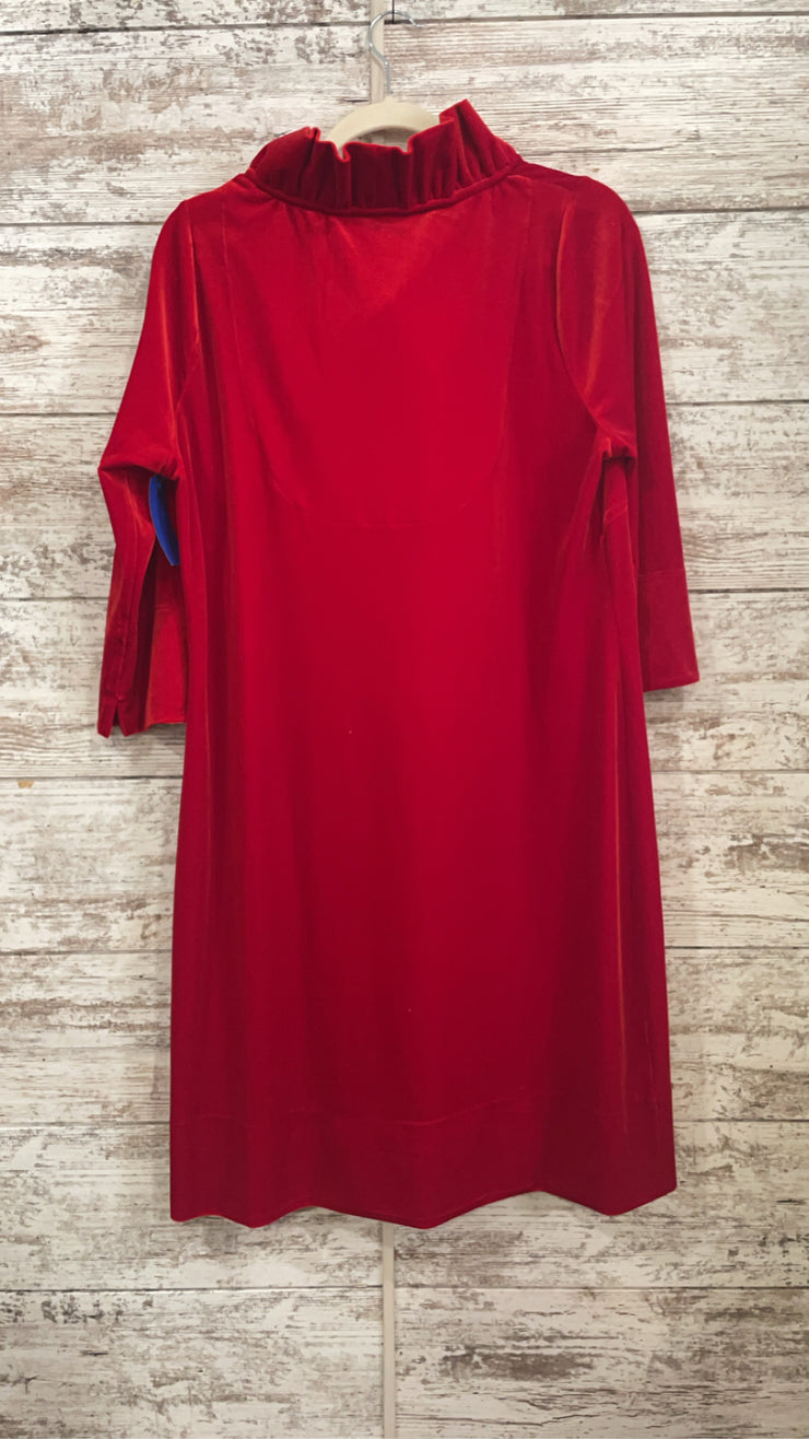 RED VELVET SHORT DRESS $249