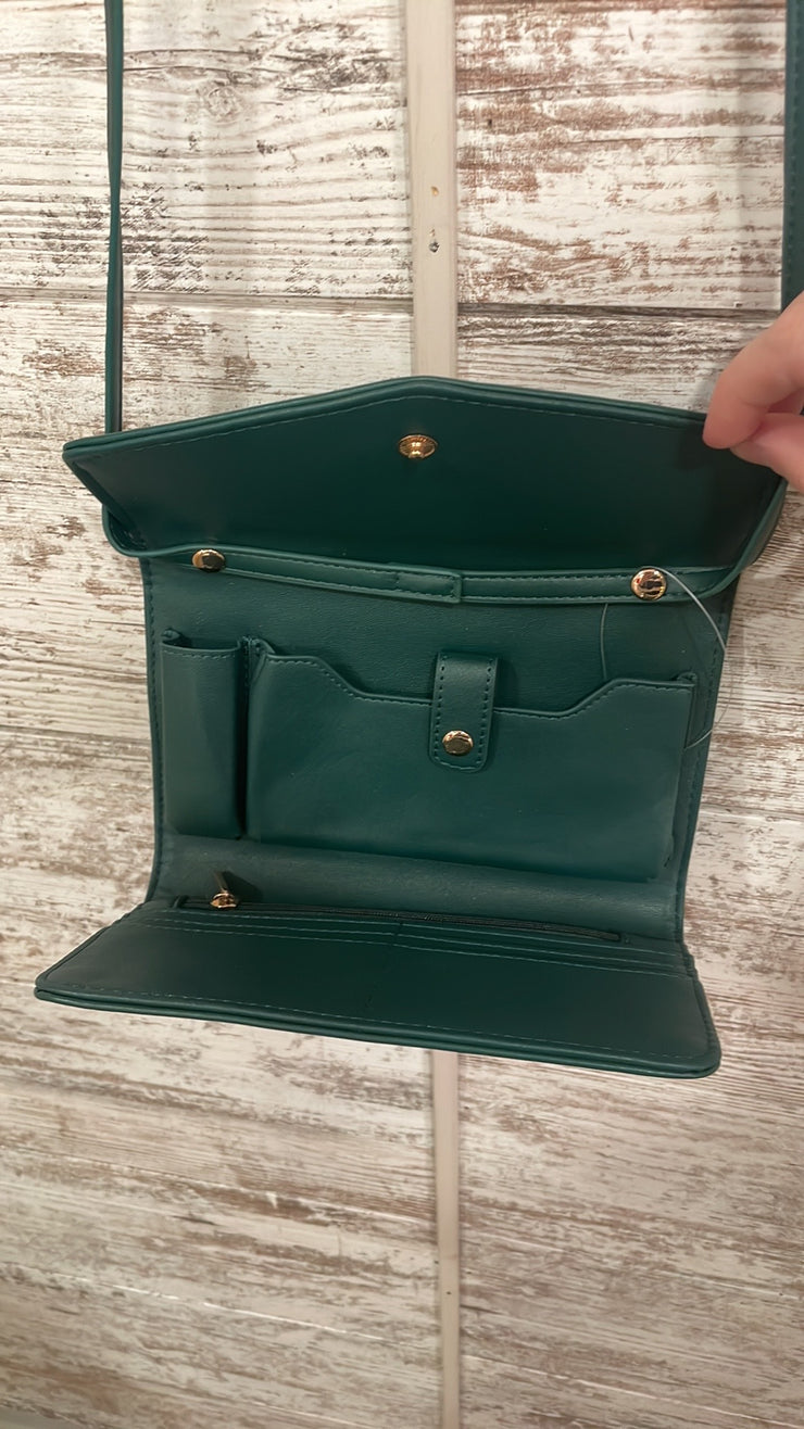 GREEN CROSSBODY PURSE (NEW)