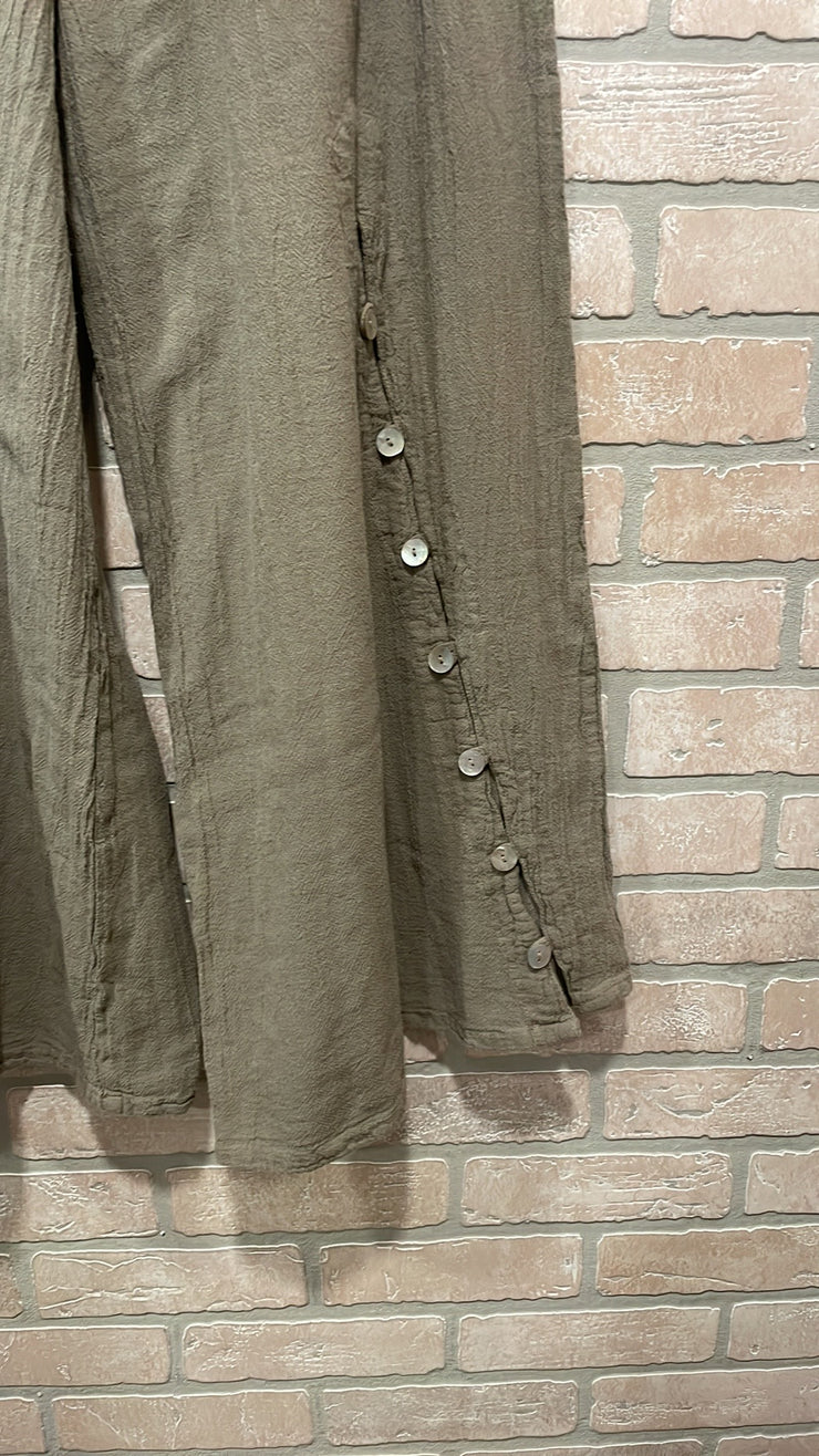 GREEN GAUZE PILATZO PANTS $79