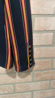 NAVY/YELLOW STRIPED JACKET$129