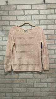 PINK/METALLIC SWEATER $109