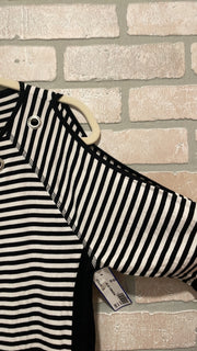 BLACK/WHITE TOP $89