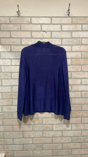 ROYAL BLUE OPEN CARDIGAN $129