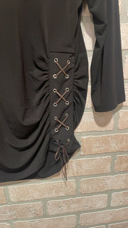 BLACK LONG SLEEVE TOP $99