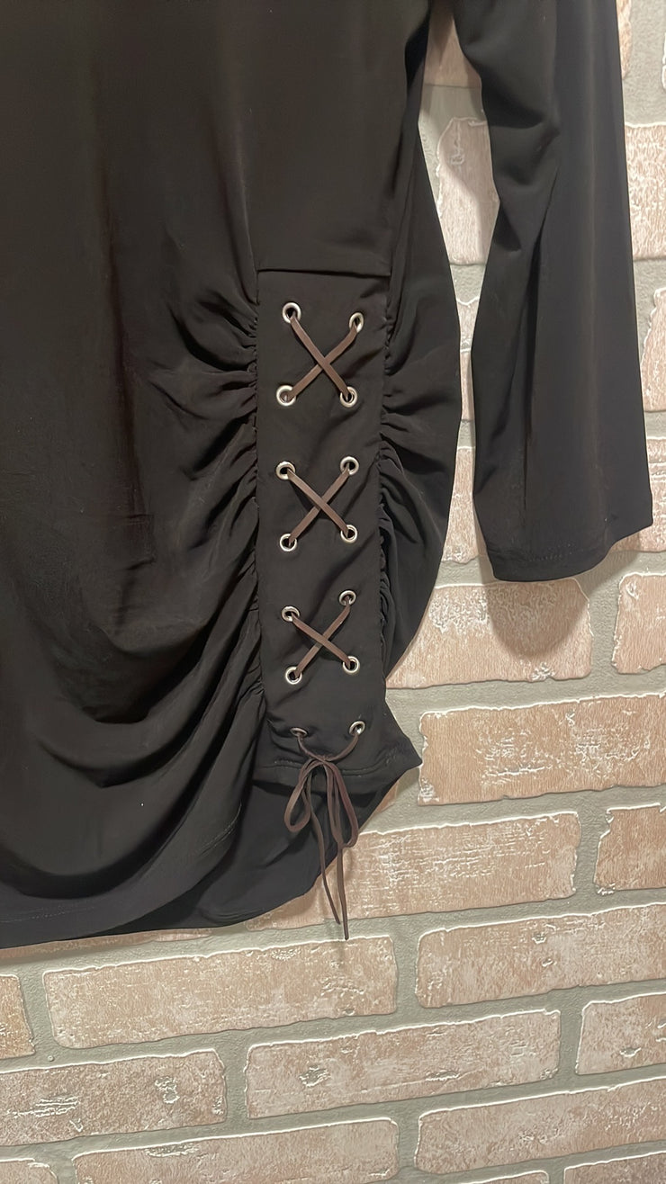 BLACK LONG SLEEVE TOP $99