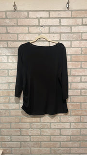 BLACK LONG SLEEVE TOP $99