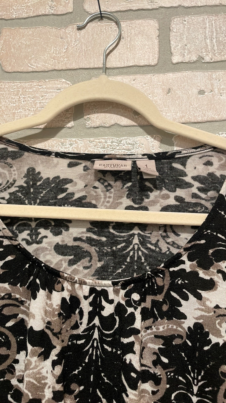 BLACK/TAN SWEATER $79