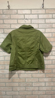GREEN SHORT SLEEVE JACKET $99